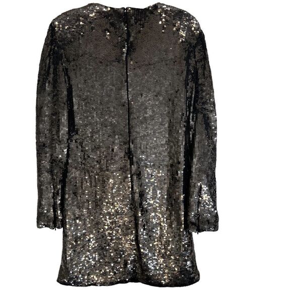 X By NBD Bryson Embellished Mini Dress in Pewter & Gold - Picture 4 of 10